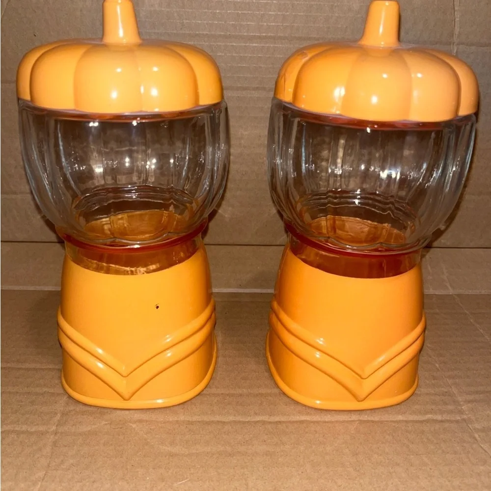 Target Orange Pumpkin Glass Gumball Machine 2